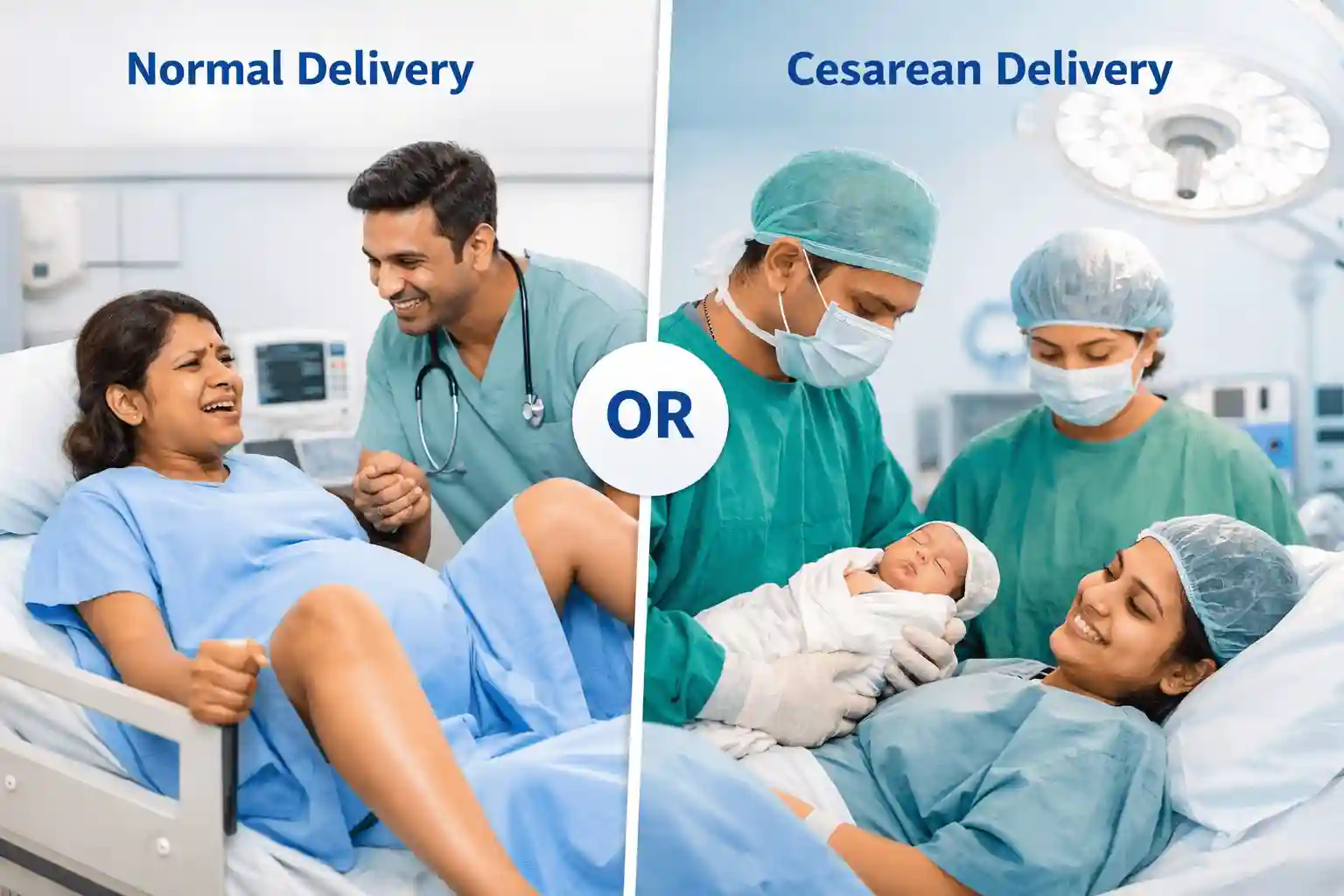 Normal and Cesarean Delivery